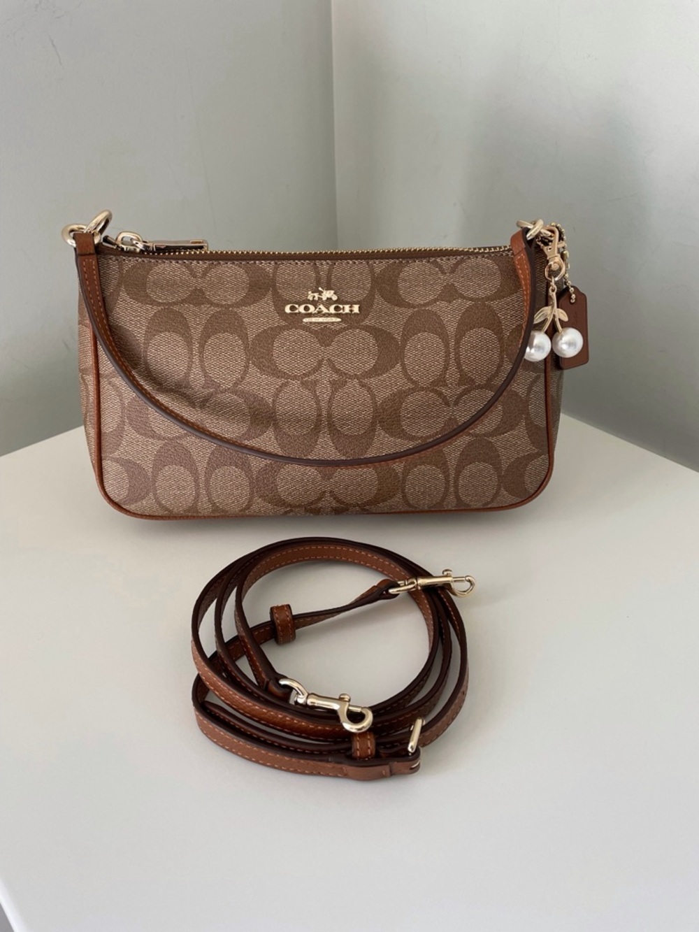 Coach Small Signature Canvas Crossbody